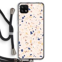 Terrazzo N°23: Samsung Galaxy A22 5G Transparant Hoesje met koord