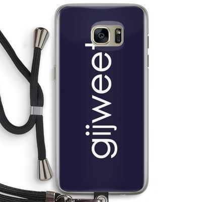 Gijweet: Samsung Galaxy S7 Edge Transparant Hoesje met koord
