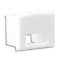 Eindkap E11W wit kabelinvoer voor wit LED profiel 8106053