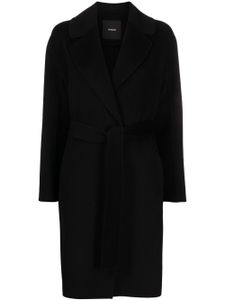 PINKO manteau en laine à boutonnière - Noir