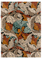 Morris & Co - Acanthus Forest 126900 - 250x350 cm Vloerkleed