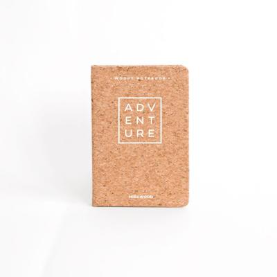 Reisdagboek Woody notebook kurk A6 Adventure | Miss Wood