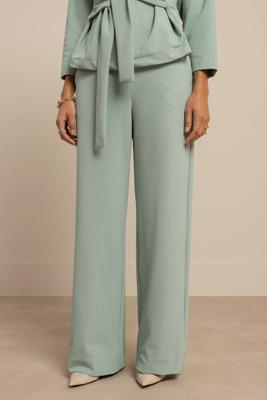 Luz twill trousers - light sage green - 13553