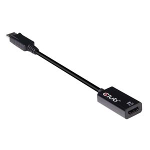 club3D CAC-1080 DisplayPort Adapter [1x DisplayPort stekker - 1x HDMI-bus] Zwart