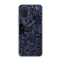 Vexx Black Mixtape: Samsung Galaxy A03s Transparant Hoesje
