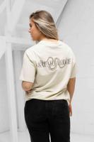 Malelions Lodge T-Shirt Dames Beige - Maat S - Kleur: Beige | Soccerfanshop