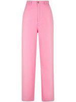 Bally pantalon droit à taille haute - Rose - thumbnail