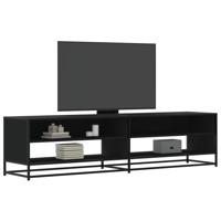 Tv-meubel 180,5x40x46 cm bewerkt hout zwart
