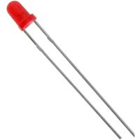 TRU COMPONENTS 1573695 Bedrade LED Rood Rond 3 mm 8 mcd 60 ° 20 mA 2.1 V - thumbnail