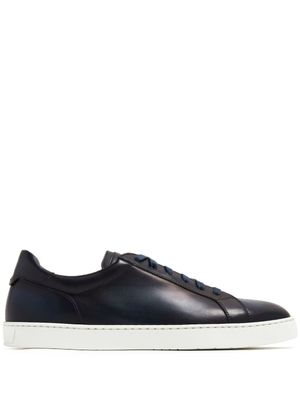 Magnanni baskets Costa Lo en cuir - Bleu