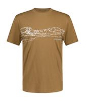 Royal Robbins Rr Graphic S/S T-Shirt Heren Caramel Café M