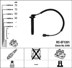 Bougiekabelset RCEF1201