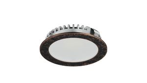 LED inbouwspot 12V 2.5W 135 lumen 2700K 100° 58mm bronskleurig IP20 Hafele