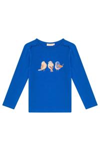 Someone Meisjes t-shirt LS - Donker kobalt blauw