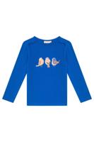 Someone Meisjes t-shirt LS - Donker kobalt blauw