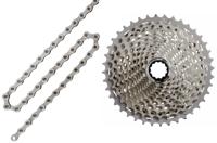 Shimano xt 11-speed wear and tear set cn-hg701+cs-m8000 11-40