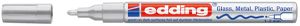 Edding glanslakmarker e-751 CR zilver