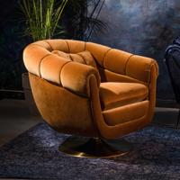 Dutchbone Fauteuil 'Member', kleur Goud