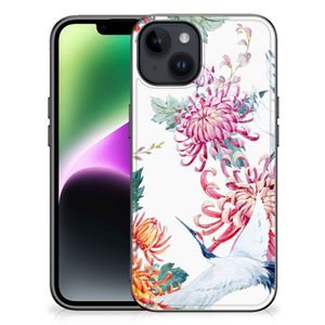 iPhone 15 Dierenprint Telefoonhoesje Bird Flowers