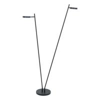 Highlight Design vloerlampRound Move zwart 2-lichts - V4118.01