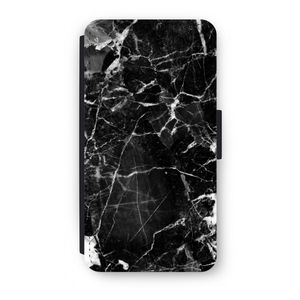 iPod Touch 5 Flip hoesje - Zwart Marmer 2