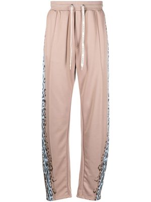 Roberto Cavalli pantalon de jogging à imprimé léopard - Tons neutres