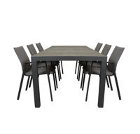 Qopps Levas tuintafel met Fubar stapelbare tuinstoel