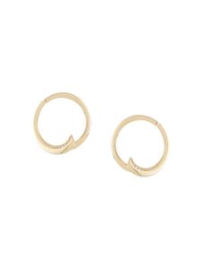 LE STER boucles d'oreilles Pin Wheel en or jaune 18ct ornées de diamants