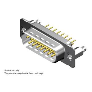 Molex 1731091902 D-sub connector Aantal polen: 50 Soldeerpennen 1 stuk(s)