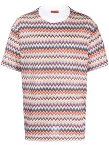 Missoni t-shirt à motif zig-zag - Orange