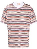 Missoni t-shirt à motif zig-zag - Orange