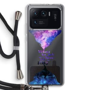 Stars quote: Xiaomi Mi 11 Ultra Transparant Hoesje met koord