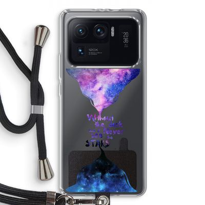 Stars quote: Xiaomi Mi 11 Ultra Transparant Hoesje met koord