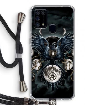 Sinister Wings: Samsung Galaxy M31 Transparant Hoesje met koord