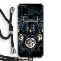 Sinister Wings: Samsung Galaxy M31 Transparant Hoesje met koord