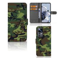 Xiaomi 12T | 12T Pro | Telefoon Hoesje | Army Dark