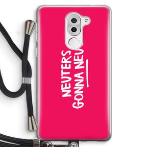 Neuters (roze): Honor 6X Transparant Hoesje met koord