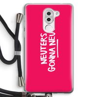 Neuters (roze): Honor 6X Transparant Hoesje met koord