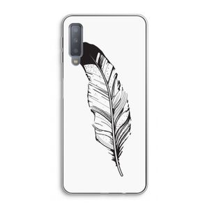 Pluim: Samsung Galaxy A7 (2018) Transparant Hoesje