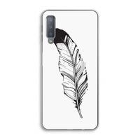 Pluim: Samsung Galaxy A7 (2018) Transparant Hoesje
