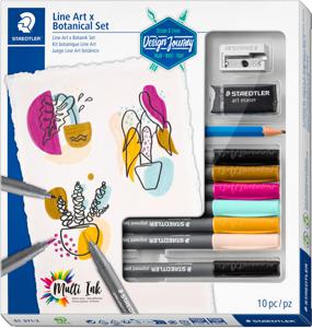 Staedtler Line Art x Botanical Set, set van 10 stuks