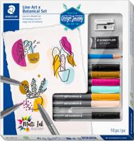 Staedtler Line Art x Botanical Set, set van 10 stuks - thumbnail