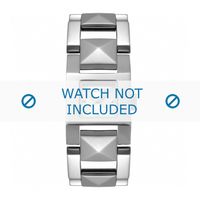 Diesel horlogeband DZ5137 Staal Zilver 18mm