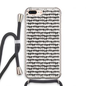 Crazy shapes: iPhone 8 Plus Transparant Hoesje met koord