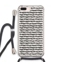 Crazy shapes: iPhone 8 Plus Transparant Hoesje met koord