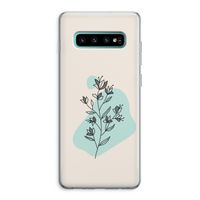 Violets are blue: Samsung Galaxy S10 Plus Transparant Hoesje