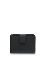 Prada petit portefeuille en cuir saffiano - Noir