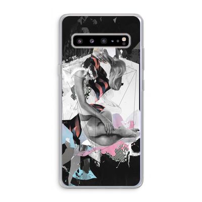 Camouflage de sommeil: Samsung Galaxy S10 5G Transparant Hoesje