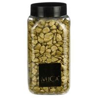 Mica Decorations decoratie steentjes - goud - 650ml - hobby steentjes