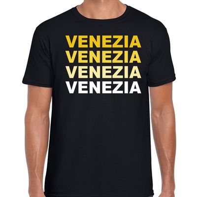 Venezia / Venetie t-shirt zwart voor heren Venezia / Venetie t-shirt zwart voor heren